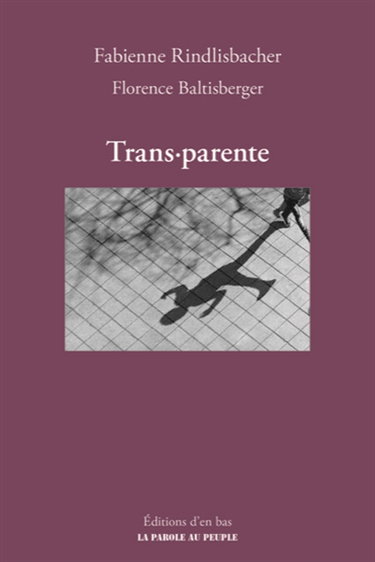 Couverture de Trans-parente : récit d'une mère face à la transidentité de son enfant