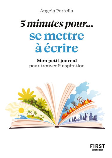 Couverture de 5 minutes pour... se mettre à écrire : mon petit journal pour trouver l'inspiration