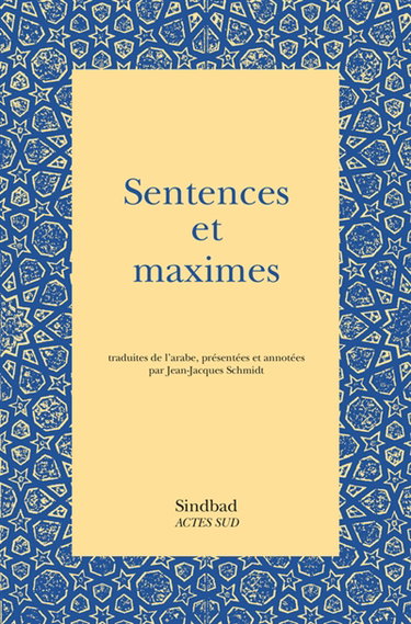 Couverture de Sentences et maximes