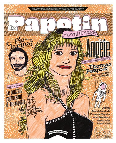 Couverture de Le Papotin, journal atypique : création des jeunes de l'hôpital de jour d'Antony, n° 41