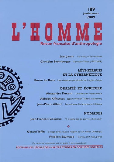 Couverture de Homme (L'), n° 189