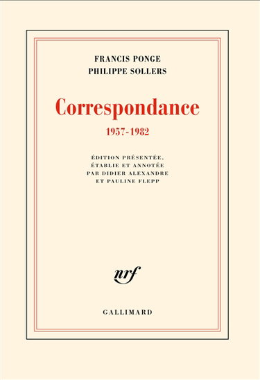 Couverture de Correspondance : 1957-1982