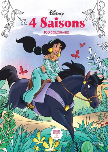 Couverture de 4 saisons : 100 Coloriages