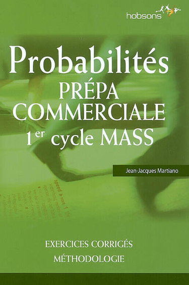 Couverture de Probabilités, prépa commerciale, 1er cycle MASS