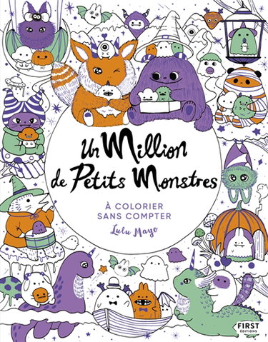 Couverture de Un million de petits monstres : à colorier sans compter