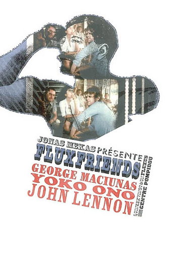 Couverture de Jonas Mekas présente Fluxfriends : George Maciunas, Yoko Ono, John Lennon par Jonas Mekas