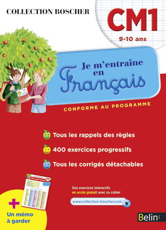 Couverture de Je m'entraîne en français : CM1, 9-10 ans