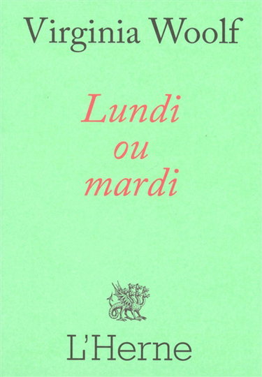 Couverture de Lundi ou mardi par Virginia Woolf