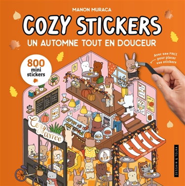 Couverture de Un automne tout en douceur : 800 mini stickers : cozy stickers