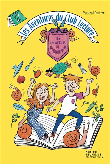 Couverture de Les aventures du club lecture. Vol. 2. Les escargots de Bartolomeo