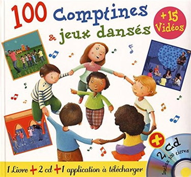 Couverture de 100 comptines et jeux dansés