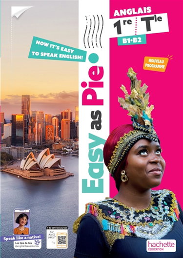 Couverture de Easy as a pie! anglais 1re-terminale, B1-B2 : nouveau programme