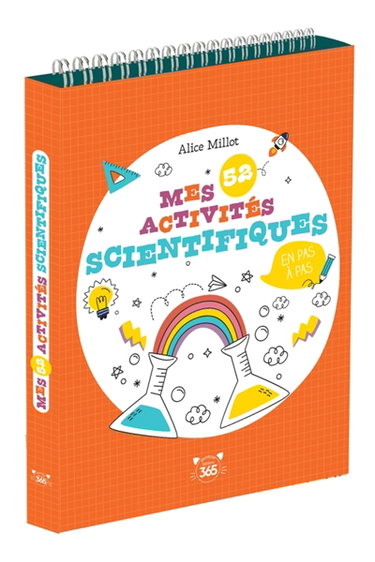 Couverture de Mes 52 activités scientifiques en pas-à-pas