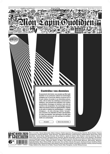 Couverture de Mon lapin quotidien, n° 15. Vu