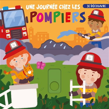 Couverture de Une journée chez les pompiers