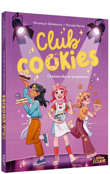 Couverture de Club Cookies. Cheesecake et projecteurs