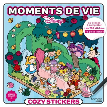 Couverture de Cozy stickers Disney : Grands classiques : Moments de vie