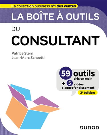 Couverture de La boîte à outils du consultant : 59 outils clés en main + 5 vidéos d'approfondissement