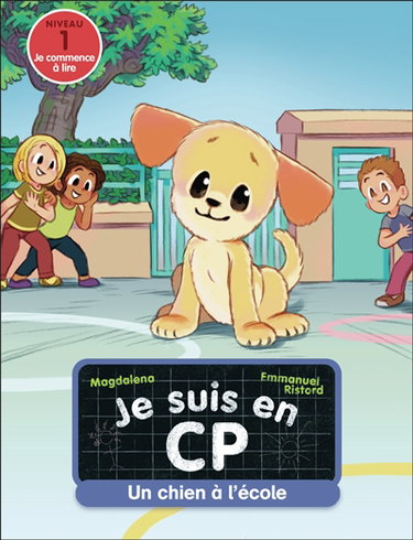 Couverture de Je suis en CP. Vol. 21. Un chien à l'école : niveau 1
