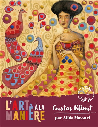 Couverture de Gustav Klimt : sequins à coller