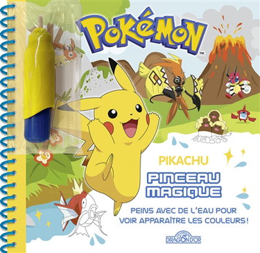 Couverture de Pikachu : pinceau magique