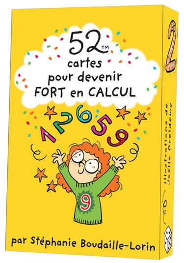 Couverture de 52 cartes pour devenir fort en calcul