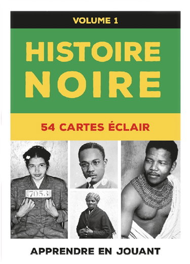 Couverture de Histoire noire : 54 cartes éclair. Vol. 1. Parité femme-homme
