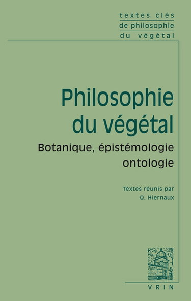 Couverture de Philosophie du végétal : botanique, épistémologie, ontologie