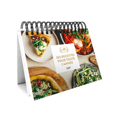 Couverture de 365 recettes pour toute l'année : éphéméride