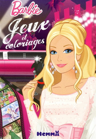 Couverture de Barbie : jeux et coloriages