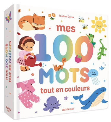 Couverture de Mes 100 mots tout en couleurs