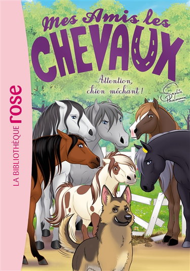 Couverture de Mes amis les chevaux. Vol. 51. Attention, chien méchant !