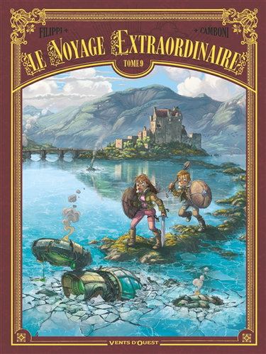 Couverture de Le voyage extraordinaire. Vol. 9. Vingt mille lieues sous les glaces. Vol. 3