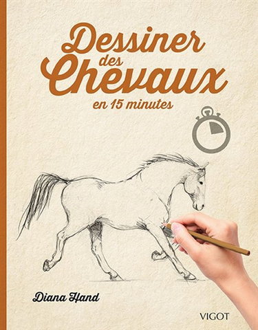 Couverture de Dessiner des chevaux en 15 minutes