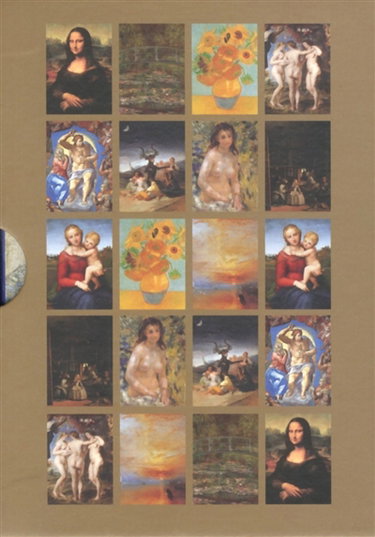 Couverture de Art gallery : Léonard de Vinci, Michel-Ange, Raphaël, Diego Velazquez, Pierre Paul Rubens, Francisco de Goya, William Turner, Claude Monet, Pierre-Auguste Renoir, Vincent van Gogh