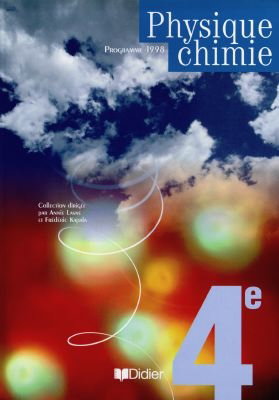 Couverture de Physique chimie 4e : programme 1998