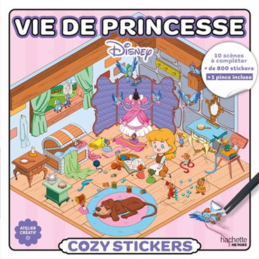 Couverture de Vie de princesse Disney : cozy stickers