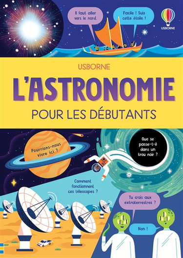 Couverture de L'astronomie pour les débutants