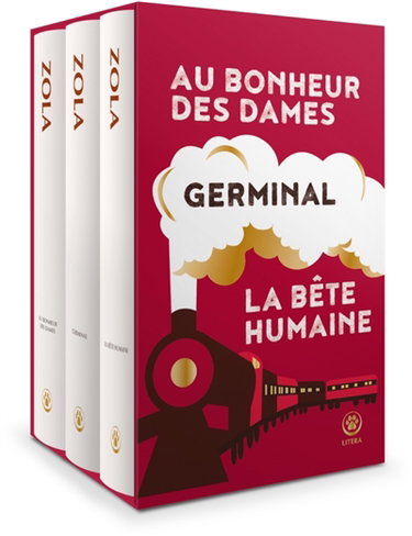 Couverture de Coffret Zola : Au bonheur des dames, Germinal, La bête humaine