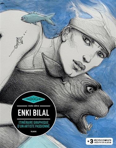 Couverture de Les cahiers de la BD, hors série. Enki Bilal : itinéraire graphique d'un artiste passionné
