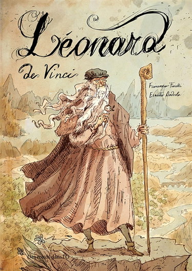 Couverture de Léonard de Vinci par Francisco Fioretti