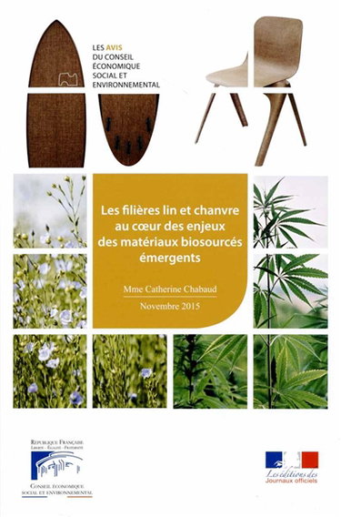 Couverture de Les filières lin et chanvre au coeur des enjeux des matériaux biosourcés émergents : mandature 2010-2015, séance du 10 novembre 2015