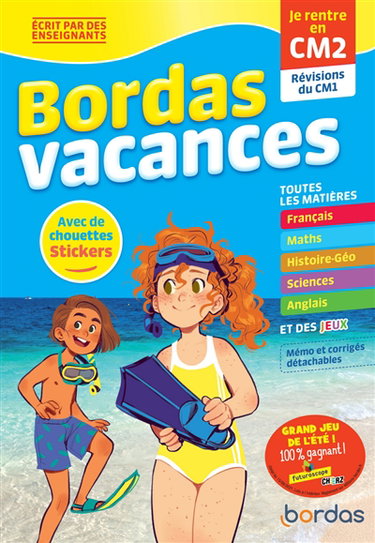 Couverture de Bordas vacances : je rentre en CM2 : révisions du CM1