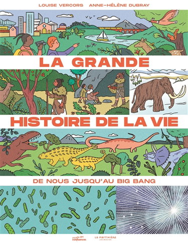 Couverture de La grande histoire de la vie : de nous jusqu'au big bang