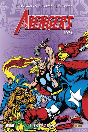 Couverture de The Avengers : l'intégrale. 1971