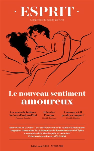 Couverture de Esprit, n° 535-536. Le nouveau sentiment amoureux