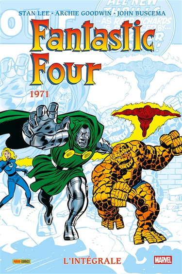 Couverture de Fantastic Four : l'intégrale. 1971