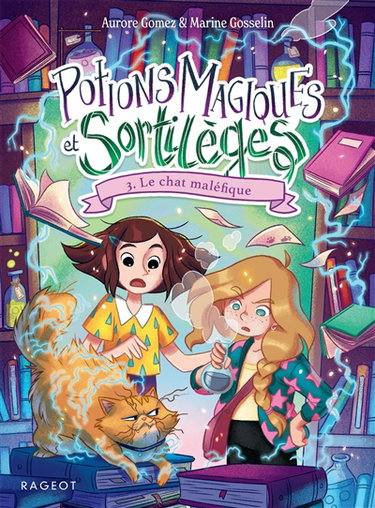 Couverture de Potions magiques et sortilèges. Vol. 3. Le chat maléfique