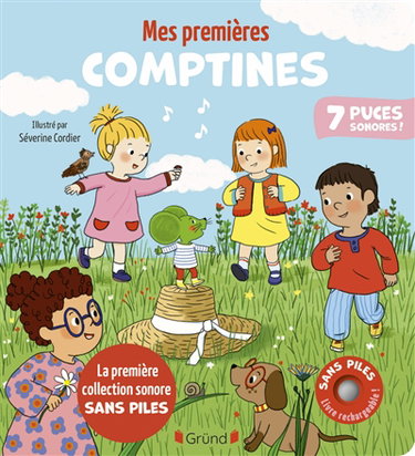 Couverture de Mes premières comptines : 7 puces sonores !