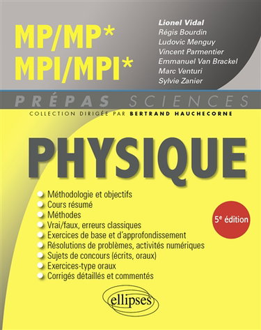 Couverture de Physique MP, MP*, MPI, MPI*